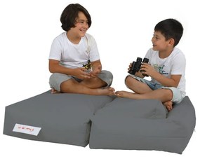 Szürke gyerek kanapé 100 cm Nier – Floriane Garden