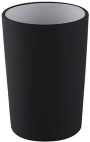 Erga Plain, álló fogkefe pohár, matt fekete, ERG-06570