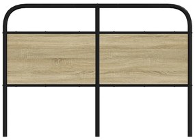 fejtámla sonoma tölgy 135 cm acél és műfa