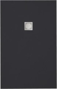Smart Slate Negro zuhanytálca_80X160