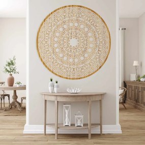 Luxus fa mandala a falon 3D belső dekoráció | HELA