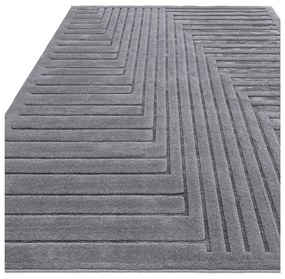 Antracitszürke szőnyeg 120x170 cm Valley – Asiatic Carpets