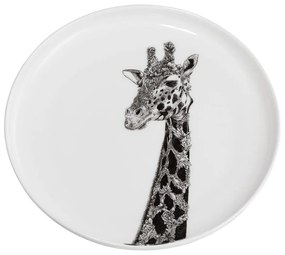 Marini Ferlazzo Giraffe fehér porcelán tányér, ø 20 cm - Maxwell &amp; Williams