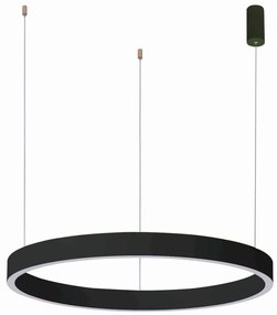 ITALUX 5902854538041 BRASCO Modern Led Függesztett Lámpa Fehér, Fekete LED IP20