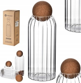 Modern 1L-ES Üveg Tárolóedény ételtárolóval