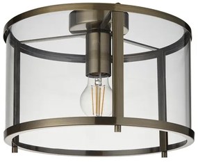 Endon 103112 - Mennyezeti lámpa HOPTON 1xE27/10W/230V matt króm