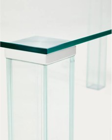 Üveg étkezőasztal 90x160 cm Adularia – Kave Home