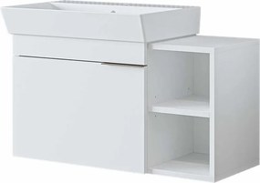 Likya mosdószekrény, fehér, 82 cm