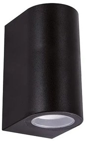 Strühm Gamp C 150x68 mm fekete két irányba világító oldalfali lámpa GU-10-es foglalattal