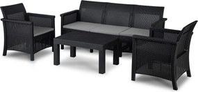 SAVIO kerti bútor szett fekete