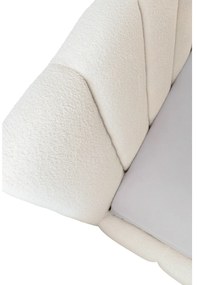 Aura kárpitozott ágy ágyneműtartóval 180x200 cm - világos bézs Quelle 02 bouclé