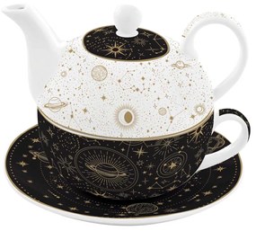 Porcelán egyszemélyes teáskészlet Coffee Mania Celestial