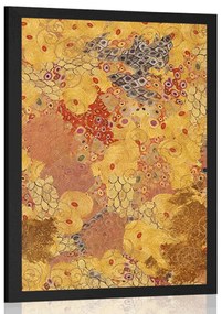 Poszter absztrakció G. Klimt stílusában