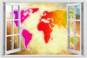 Poszterek 120x80 Világtérkép