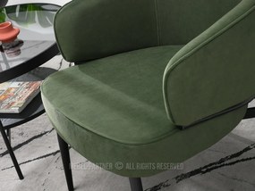 Fotel Alfredo (zöld + fekete). Akció -17%. 1109870