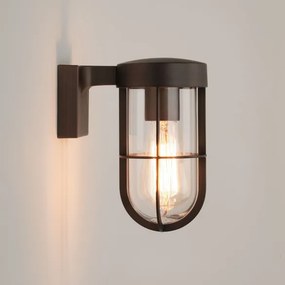 ASTRO LIGHTING 1368025 CABIN Klasszikus Kültéri Fali Lámpa Barna, Átlátszó E27 IP44