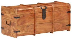 tömör akácfa tárolóláda 90 x 40 x 40 cm