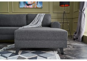 Antracitszürke sarokkanapé (U alakú) Belen – Balcab Home