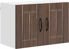vidaXL Fali konyhaszekrény ajtóval Barna Tölgy 60 x 31 x 40 cm Faanyag
