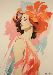 Poszter 64x90cm Virágos dallam