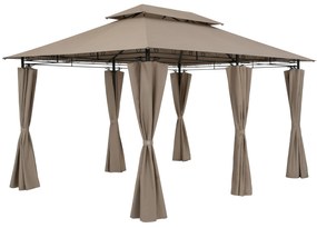 Casaria® Kerti pavilon Topas - taupe