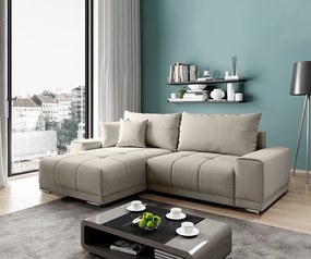 Univerzális ülőgarnitúra, szürkésbézs Taupe, KEVAN