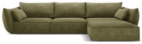 Zöld sarokkanapé (jobb oldali) Vanda – Mazzini Sofas