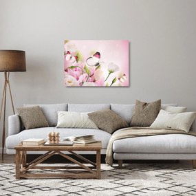 Üveg kép - Pillangó (70x50 cm)
