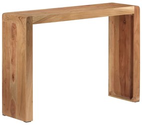 tömör akácfa tálalóasztal 110x30x76 cm