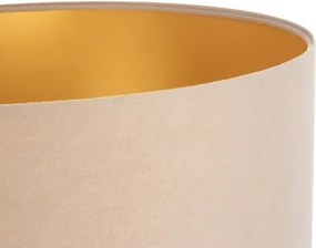 Univerzális STANDART E27 lámpabúra, 45 cm, bézs/arany