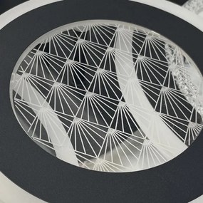 LED Dimmelhető felületre szerelhető csillár LED/200W/230V 3000-6500K + távirányítás