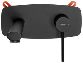 Falra szerelhető csaptelep Rea OVAL Black