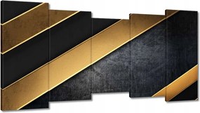 Vászonképek 150x80 Arany csíkok