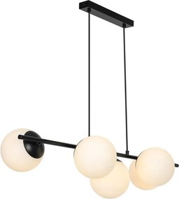Nordlux - LILLY kábeles csillár 5xE14/10W/230V fekete