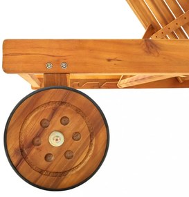 tömör akácfa napozóágy