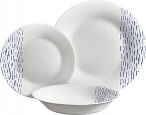 Étkészlet Tányérkészlet 18 Db-os Étkezőkészlet Szett 6 Személyes