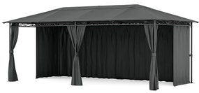 Mondo 3x6 pavilon fémkerettel és 4 oldalfallal
