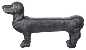Fekete kerti pad Dachshund – Esschert Design