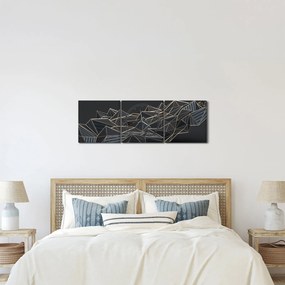 Az absztrakció képe (órával) (90x30 cm)