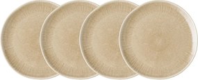 Bézs kőedény tányér készlet 4 db-os ø 27 cm Viola – House Nordic