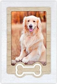 Mdf képkeret kutya kutyus méret 10x15 cm. lábbal Kutya Kedvence ZX2346