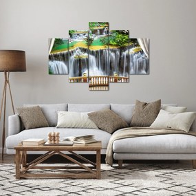 Kép - Varázslatos vízesések megtekintése (150x105 cm)