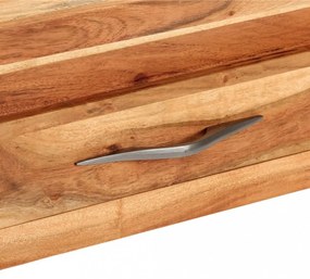 tömör akácfa tálalóasztal 110 x 34 x 74 cm