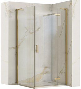 Rea Hugo, zuhanykabin 90(ajtó)x90(fal)x200,5 cm, arany matt, 51984