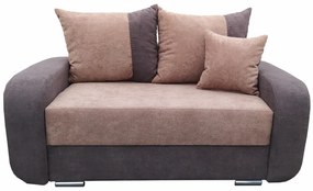 Fero új 2-es (ágyazható) kanapé, barna-s.barna