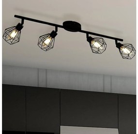 Eglo 55301 - LED spotlámpa ZAPATA 4xG9/3W/230V fekete