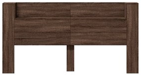 Fejtámla polcokkal Barna Tölgy 200 x 16,5 x 103,5 cm Faanyag