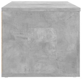 betonszürke szerelt fa TV-szekrény 80 x 34 x 30 cm