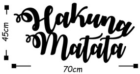 Fém fali dekoráció, Hakuna Matata