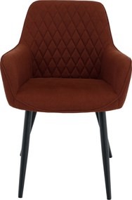 Design fotel, barna/fekete, OSKOR